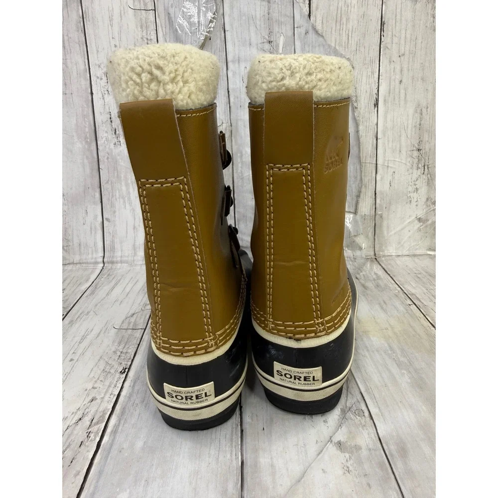 Sorel Yoot Pac TP Waterproof Winter Boots Tan Black NY1963-259 Youth 1